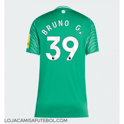Camisa de Futebol Newcastle United Bruno Guimaraes #39 Equipamento Secundário Mulheres 2025-26 Manga Curta